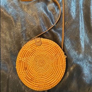 beautiful woven purse